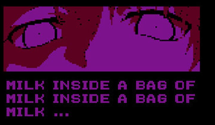 Milk inside a bag of milk inside a bag of milk